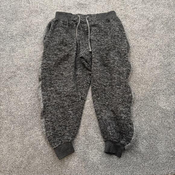 Chams Sweatpants Mens Large Fleece Joggers Drawstring Waist Athletic Pants Comfy - Picture 1 of 11
